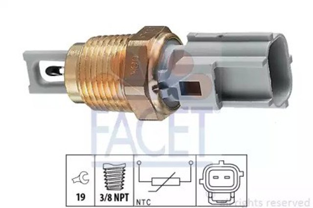 Czujnik temperatury powietrza wlotowego 104004 Facet