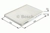 Filtr kabiny 1987432091 BOSCH