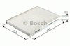 Filtr kabiny 1987432190 BOSCH