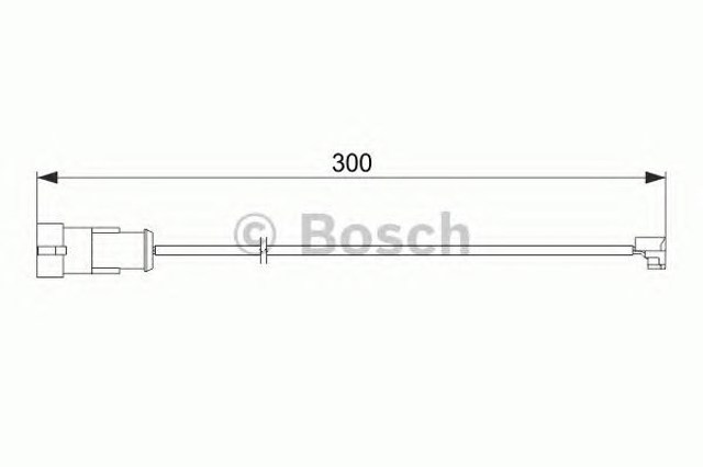 Czujnik zużycia klocków hamulcowych przedni 1987474573 Bosch