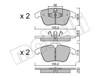 Klocki hamulcowe przednie tarczowe 2206755 METELLI