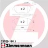 Klocki hamulcowe przednie tarczowe 237091901 ZIMMERMANN