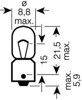 Żarówka 3893 OSRAM