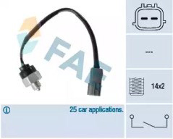 Czujnik włączania światła cofania 40988 FAE