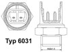 Czujnik temperatury płynu chłodzącego (włączenia wentylatora chłodnicy) 6031100D WAHLER