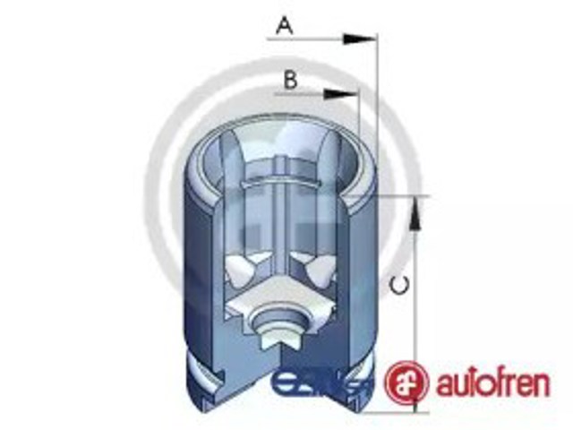 Tłoczek zacisku hamulca tylnego D025233 Autofren