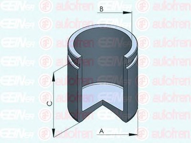 Tłoczek zacisku hamulcowego przedniego D025561 Autofren