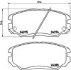 Klocki hamulcowe przednie tarczowe P30038 BREMBO