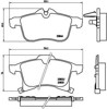 Klocki hamulcowe przednie tarczowe P59045 BREMBO