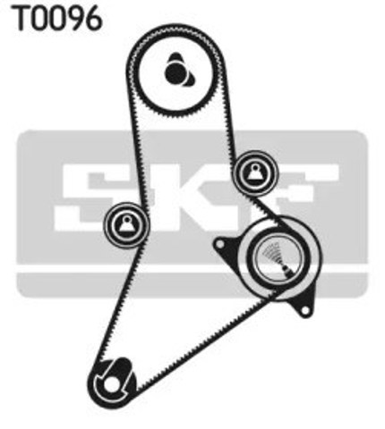 Pasek rozrządu, zestaw VKMA02983 SKF