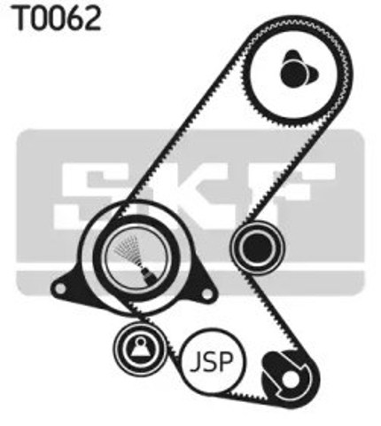 Pasek rozrządu, zestaw VKMA05208 SKF