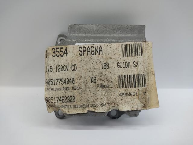 Sterownik poduszki bezpieczeństwa 51827585 Fiat/Alfa/Lancia