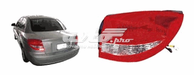 Lampa zespolona tylna prawa KIA Rio 1 (DC)