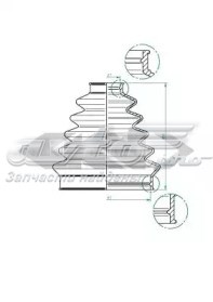 Пыльник шруса наружный SPIDAN 190965