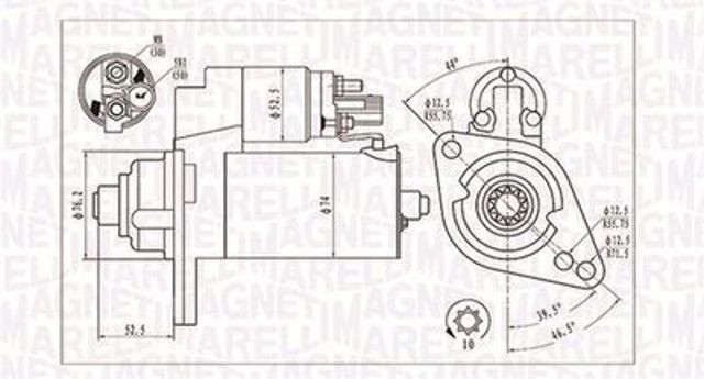 063721293010 Magneti Marelli rozrusznik