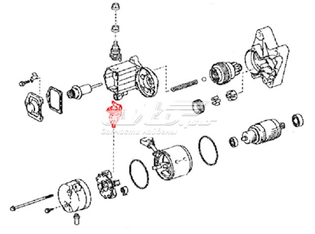 Бендикс стартера TOYOTA 2822622050