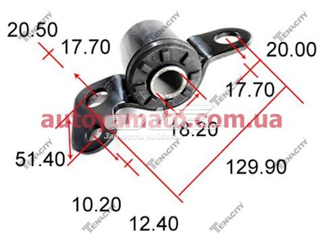 Silentblock przedniego wahacza dolnego Toyota Corolla (E8)