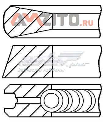 Pierścienie tłokowe na 1 cylinder, 2. naprawa (+0,50) KOLBENSCHMIDT 800070710040